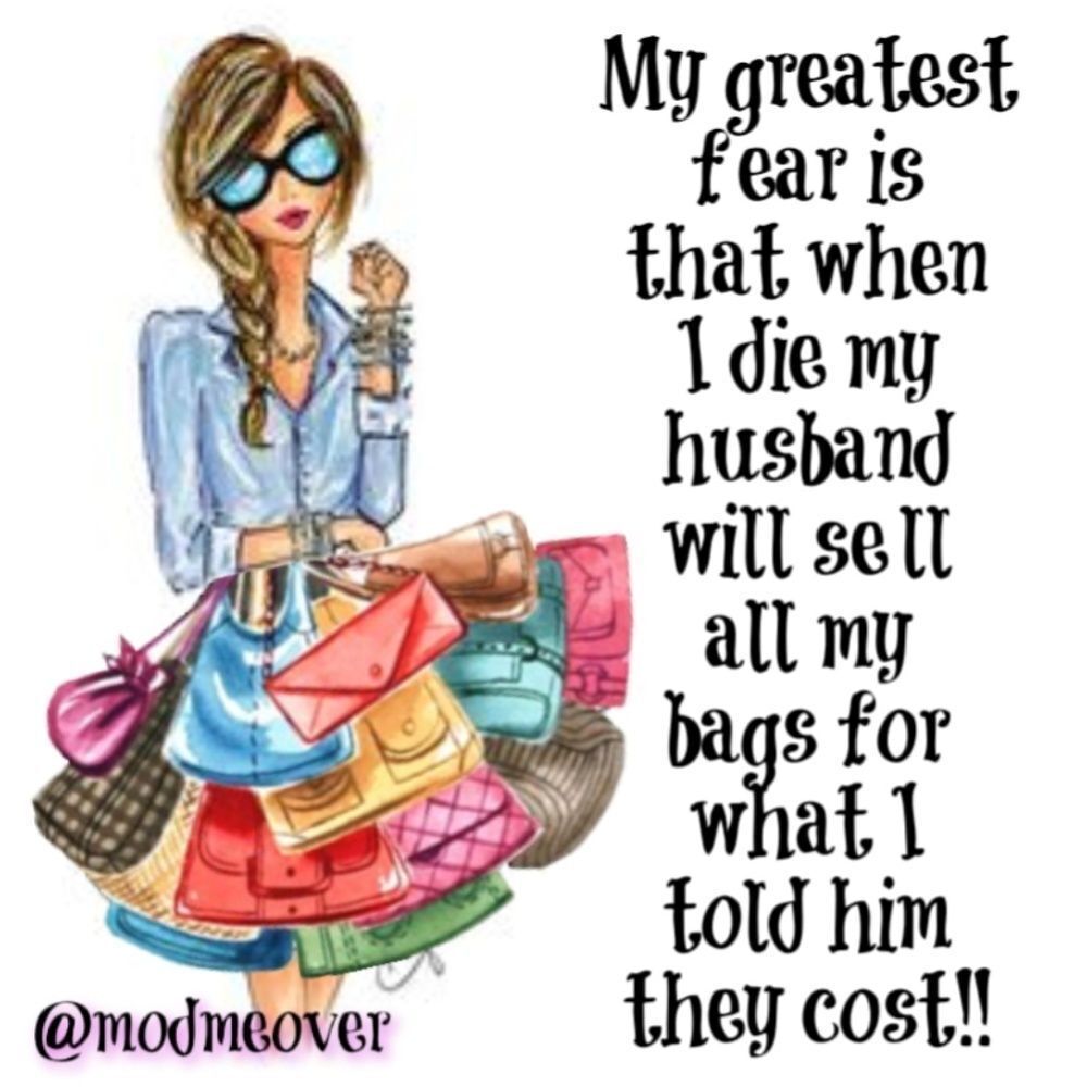 The Only BS I Need Is Bags & Shoes *This listing is not for sale*